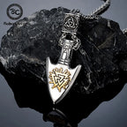 PENDRA Vegvisir Norse Leather Necklace