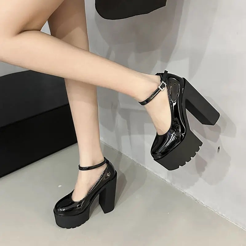 PENDRA White Nightclub Bar Shoes