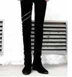 PENDRA Denim Zipper Pants