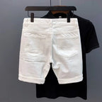 PENDRA Cat Beard Ripped Shorts
