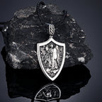 PENDRA Cross Norse Steel Necklace