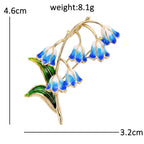 PENDRA Lilyelle Elegant Lily Flower Brooch