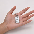 PENDRA Dog Square Dog Tag Necklace