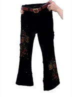 PENDRA European Embroidery Waist Pants