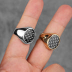 PENDRA Elegant Classics Boyfriend Steel Ring