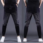 Gradual Change Color 2025 Tied Jeans Men's Summer New Loose Ruffian Handsome Small Feet Pants Trendy Brand Harlan Casual Pants