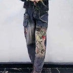 PENDRA Willow Rivet Diamond Pocket Jeans