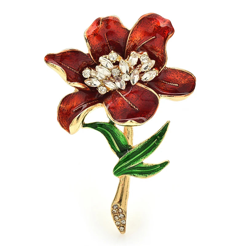 PENDRA Floraspark Beautiful Big Flower Brooch