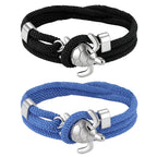 Unique Sea Turtle Rope Bracelets for Men,Multi Layer Braided Bracelet, Beach Surfer Jewelry Gift