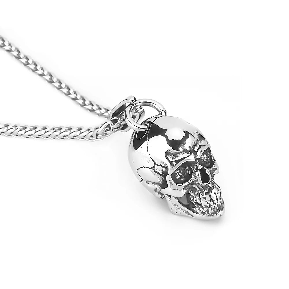 PENDRA Skull3D Punk 3D Skull Necklace