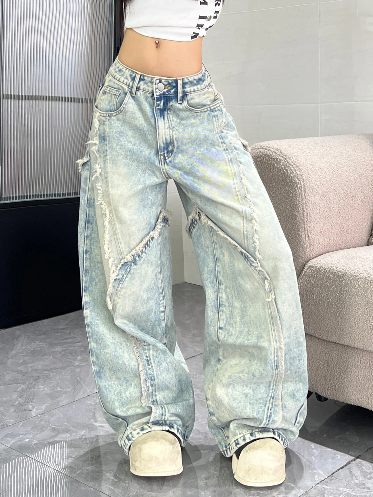 PENDRA American Frayed Edge Jeans