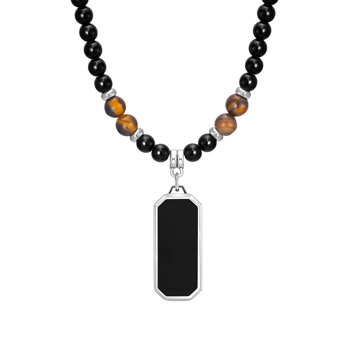TIBETAN BUDDHIST PHURBA KILAYA THE MAGIC KNIFE WITH TIGER’S EYE LAVA STONE NECKLACE FOR MEN JEWELRY