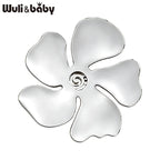 PENDRA Florasteel Stainless Steel Flower Brooch