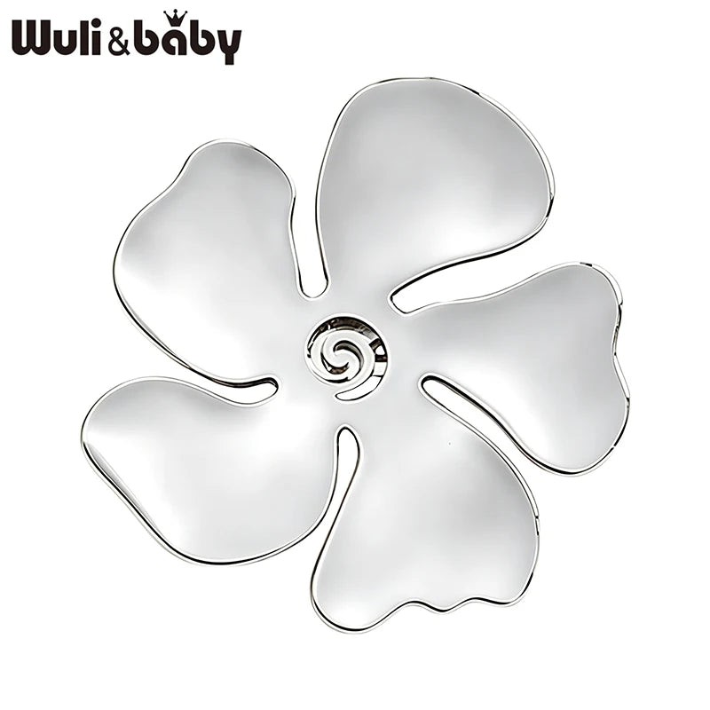 PENDRA Florasteel Stainless Steel Flower Brooch