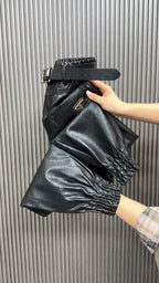 PENDRA PU Leather Warm Pants