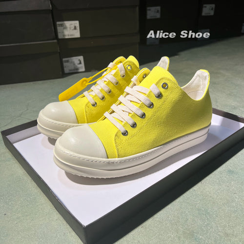 Brand Men Shoe Women Sneaker Low Top Canvas Golden Lace Up Luxury New Trend Thick-sole Fashion Quality Flat Summer Trainer