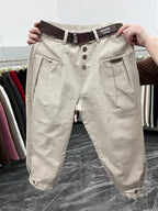 Solid Color Pants Women 2024 New Fashion Spring Autumn Korean Loose Casual Harem Pants Trousers