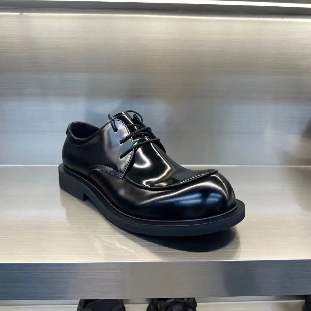 PENDRA Leather Cowhide Big Shoes