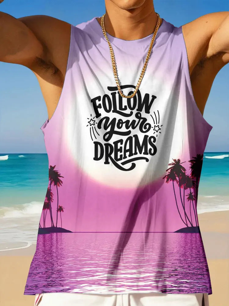 PENDRA Sleeveless Hawaiian 2 Tank Top