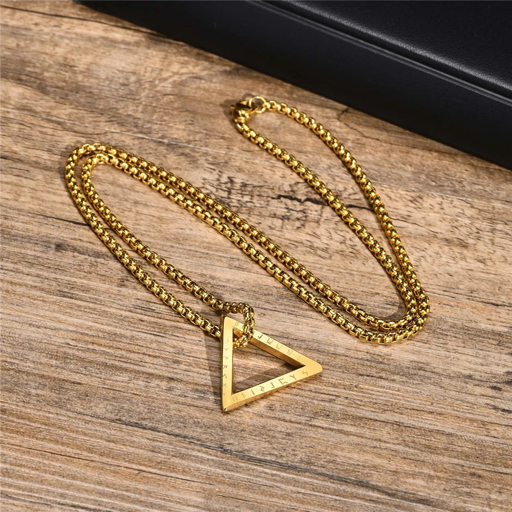 PENDRA Rune Norse Futhark Necklace