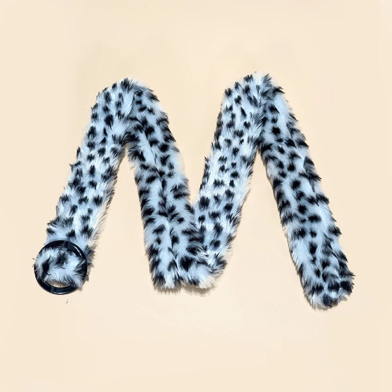 PENDRA Galara Leopard Print Belt