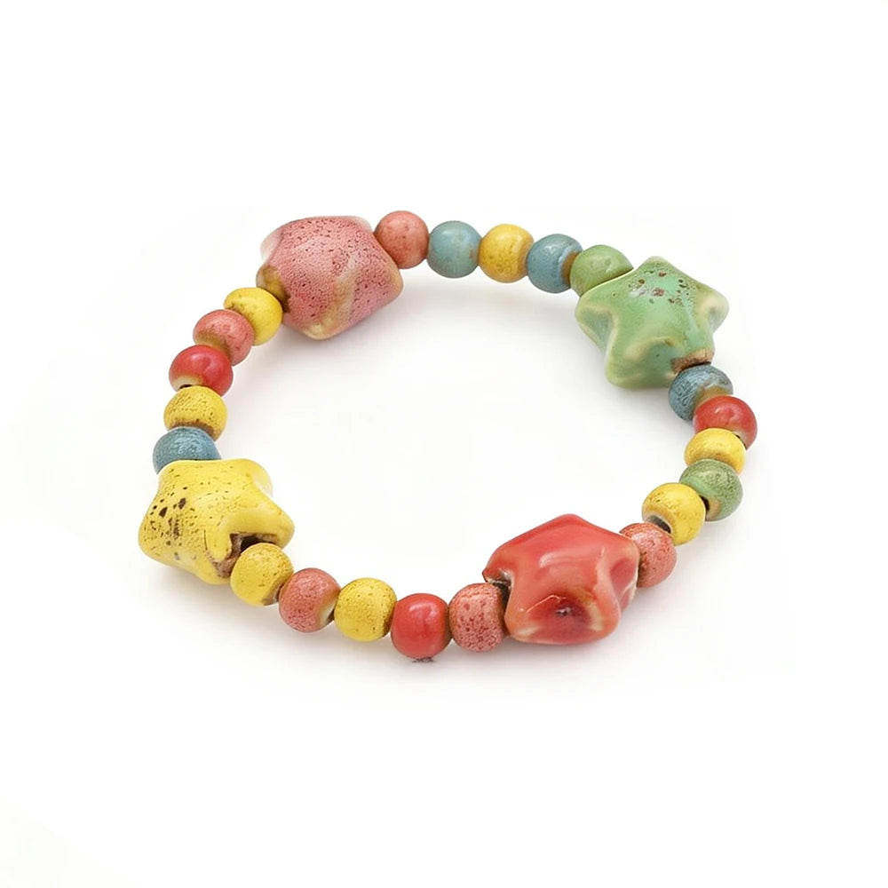 PENDRA Ceramicbead Bohemian Beaded Bracelet