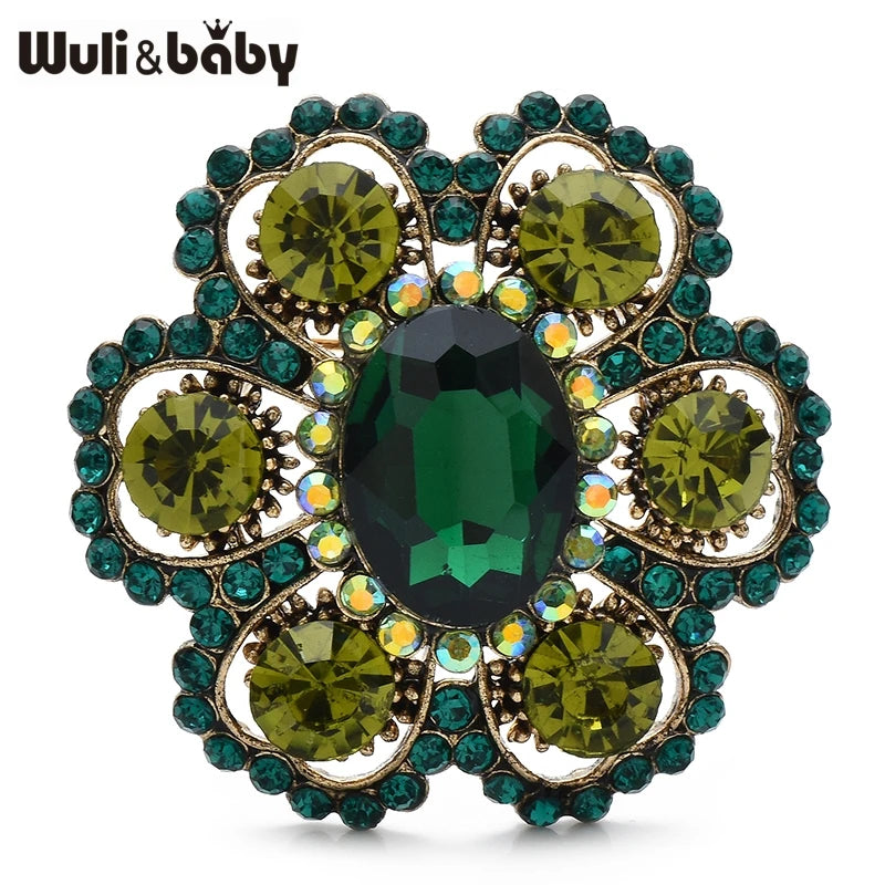 PENDRA Florielle9 Crystal Brooch
