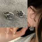 PENDRA Sterling Silve Flower Earrings