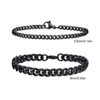 PENDRA Cuban Black Bracelet