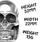 Gothic Punk Skull Stainless Steel Mens Rings Retro Trendy Domineering for Male Boyfriend Biker Jewelry Creativity Gift Wholesale