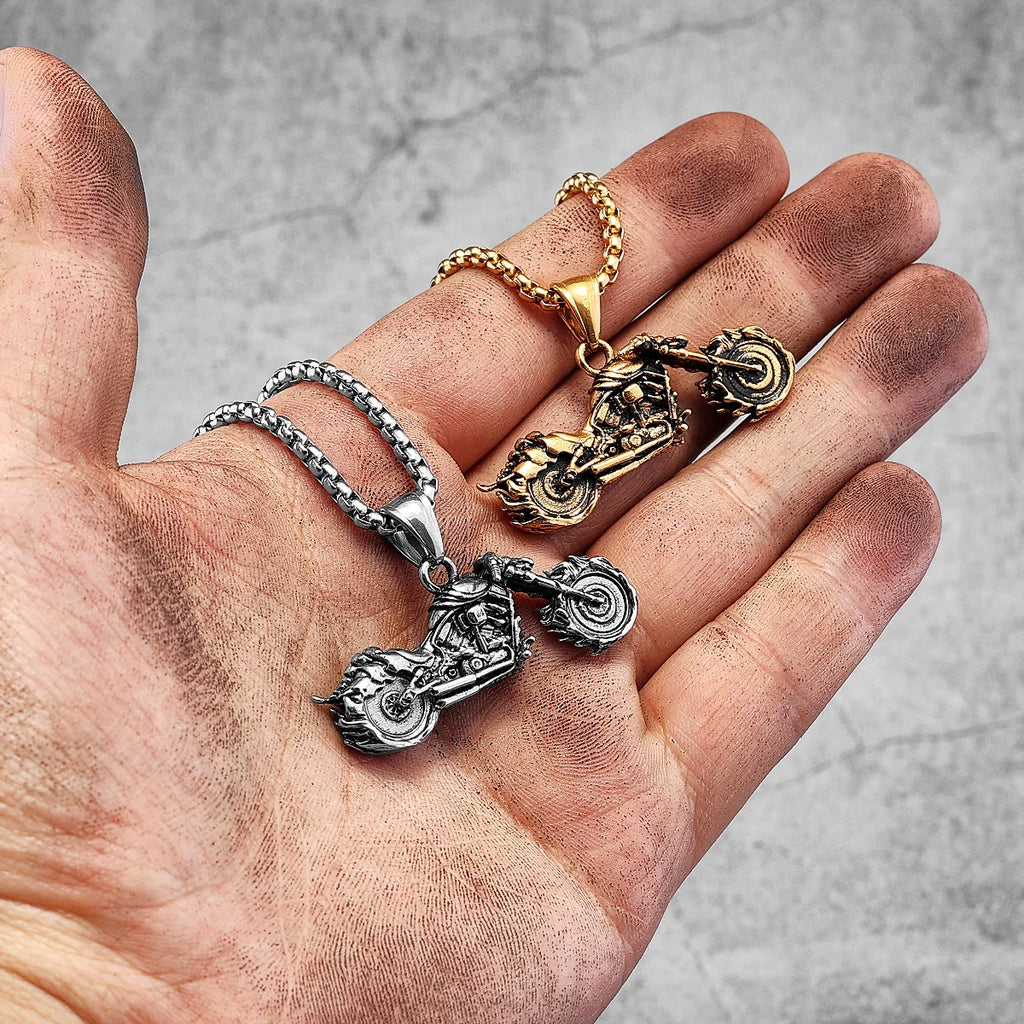 PENDRA Ulizane Skull Motif Necklace