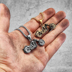 PENDRA Ulizane Skull Motif Necklace