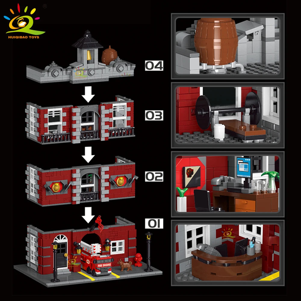 PENDRA Fire Station Educational Building Set
