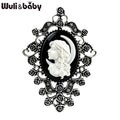 PENDRA Vintage Cameo Figure Brooch