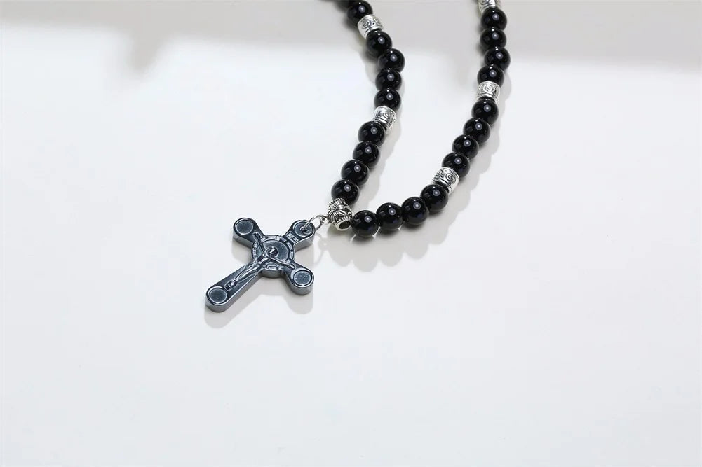 PENDRA Cross Rosary Rosary Necklace