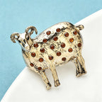 PENDRA Vintage Alloy Sheep Brooch