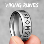 Vintage Nordic Viking Runes Celtic Knot Series Stainless Steel Womens Mens Rings Punk Biker Jewelry Creativity Gift Wholesale