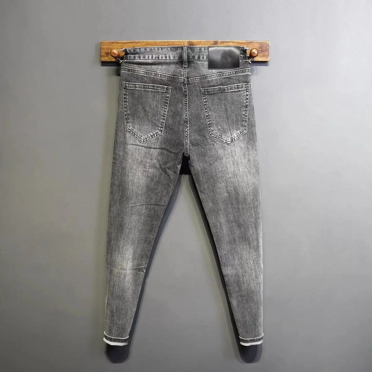 PENDRA Denim Embroidered Smoke Pants
