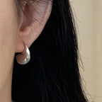 PENDRA Water Sterling Silver Earrings