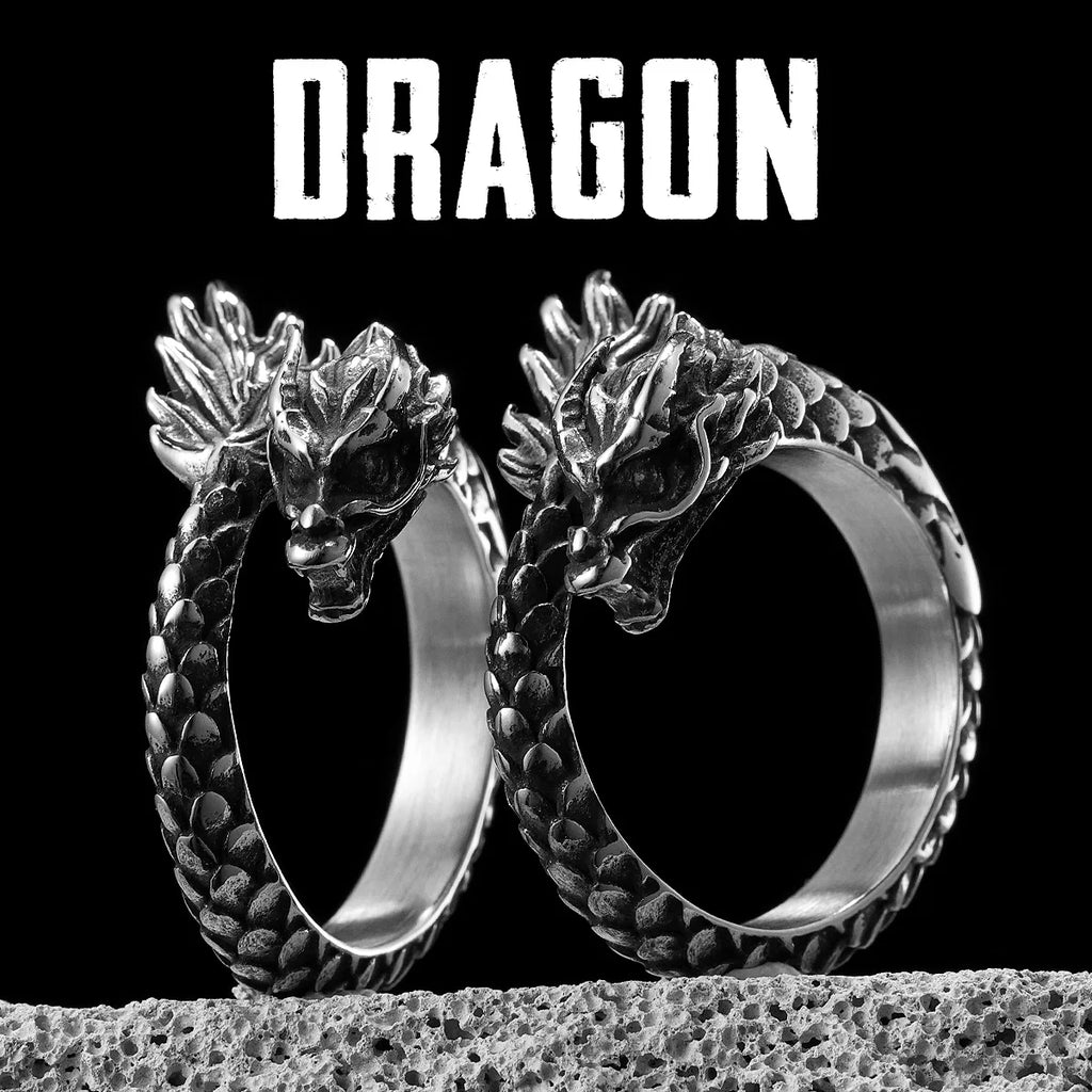 PENDRA Dragon Stuff Steel Ring