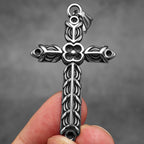 Carving Cross Men Necklaces Stainless Steel Pendant Chain Women Fashion Unique Jewelry Punk New In Accessories Gifts Wholesale