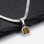 PENDRA Cuban Stone Chain Necklace