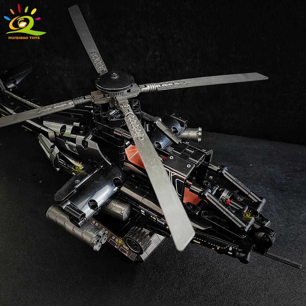 PENDRA Military Helicopter Army Building Set