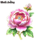 PENDRA Peonia 5-Color Rhinestone Peony Brooch