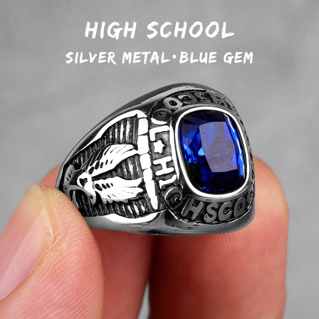 PENDRA Rhinestone Steel Ring