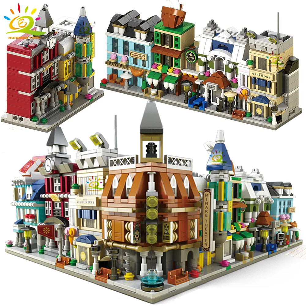 PENDRA Architecture Coffee Store Building Set
