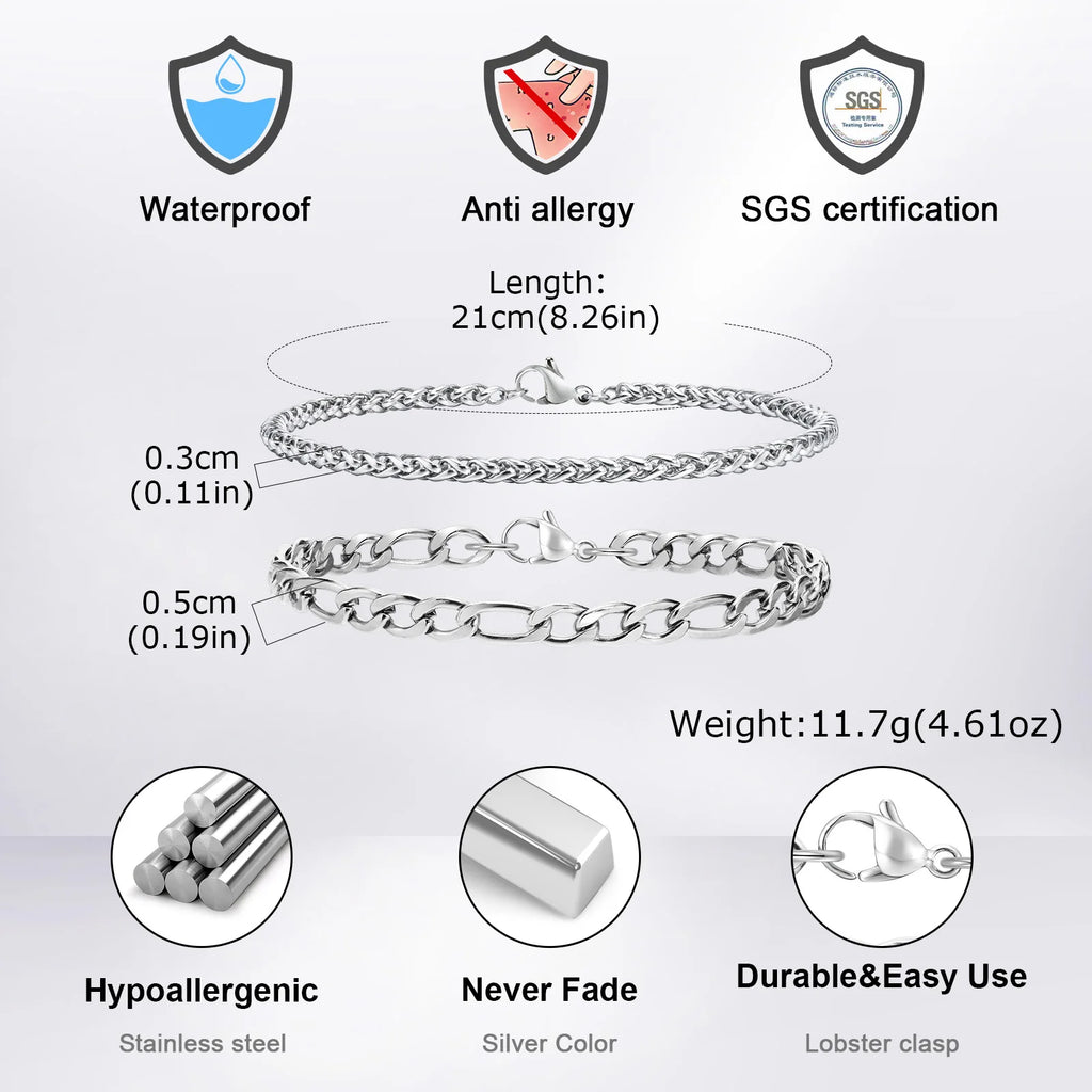PENDRA Wheat Figaro Bracelet