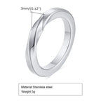 PENDRA Lunrith Twisted Cuff Ring