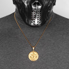 PENDRA Anchor Medals Boyfriend Steel Necklace