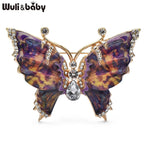 PENDRA Monarch Enamel Butterfly Brooch